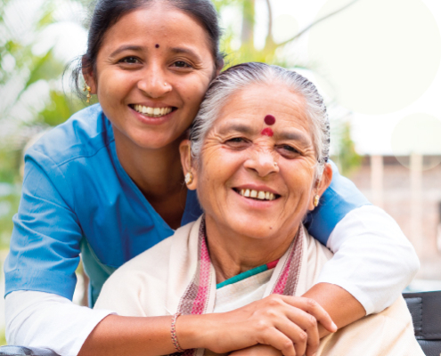 overseas nurse of asian heritage