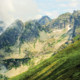 mountains and valleys