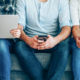 people using electronic devices
